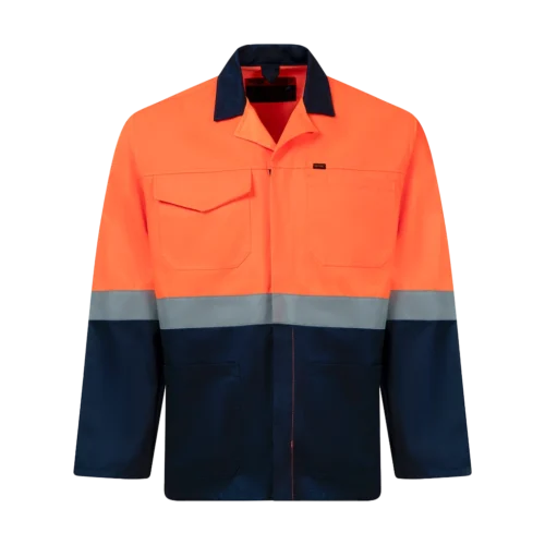 Reflective_Two_Tone_Work_Jacket_front_orange