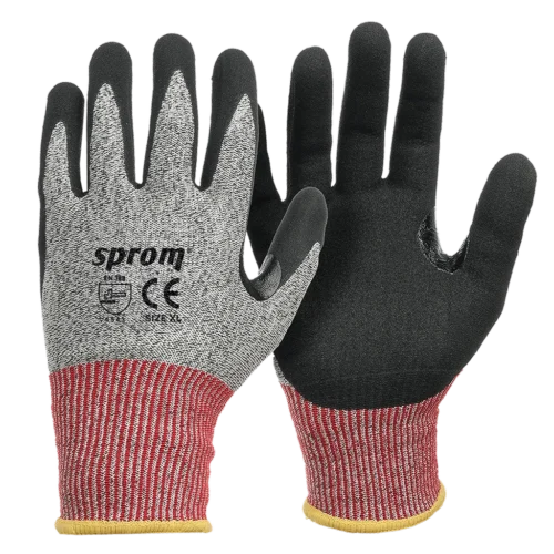 SPROM_Titan_Cut_5_Reinforced_Nitrasandy_Palm_Gloves