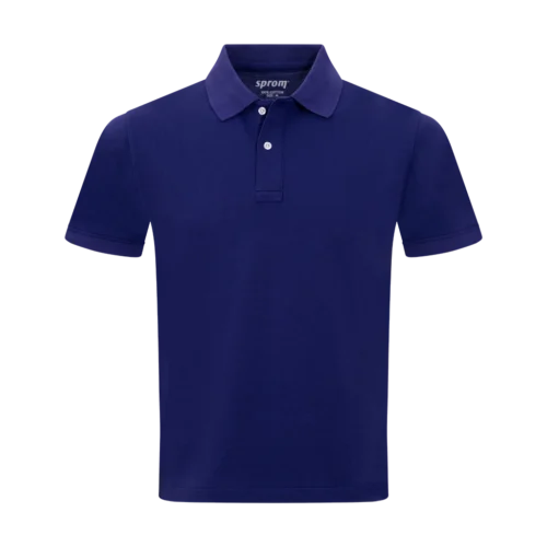 The_Classic_100%_Cotton_Golfer_front_royalblue